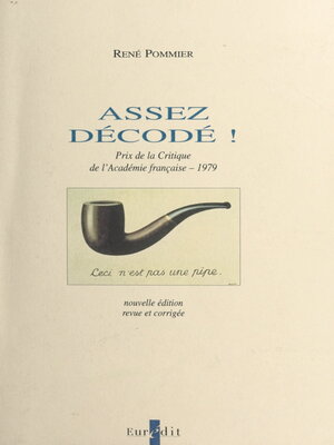 cover image of Assez décodé !